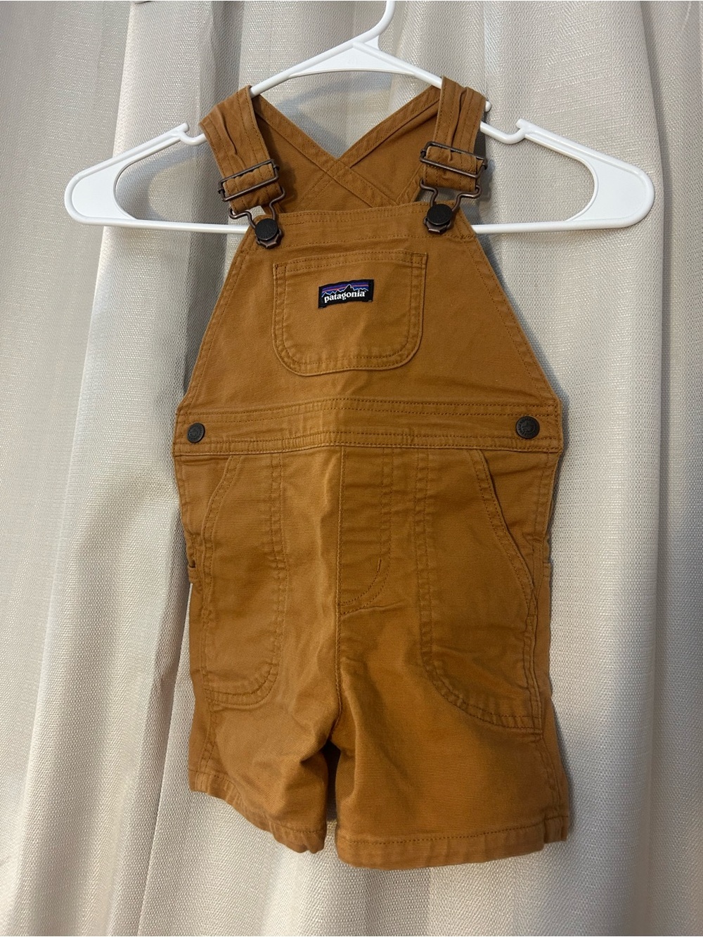 Patagonia Baby Stand Up Canvas Shortalls - Size 2T